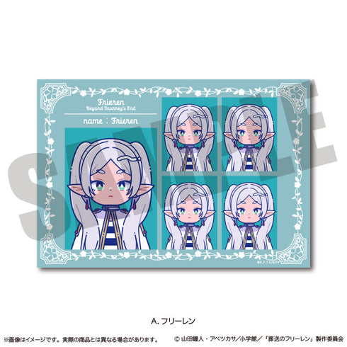 『葬送のフリーレン』証明写真風ステッカー にゅーとろ 第1弾 A フリーレン