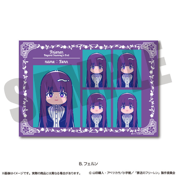 『葬送のフリーレン』証明写真風ステッカー にゅーとろ 第1弾 B フェルン