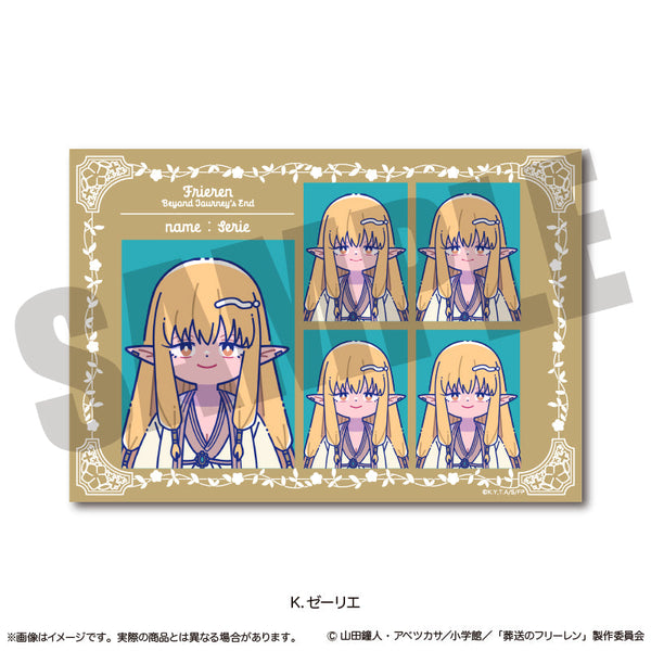 『葬送のフリーレン』証明写真風ステッカー にゅーとろ 第1弾 K ゼーリエ