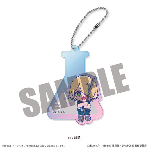 『Dr.STONE』オーロラアクリルキーホルダー にゅーとろ H 銀狼