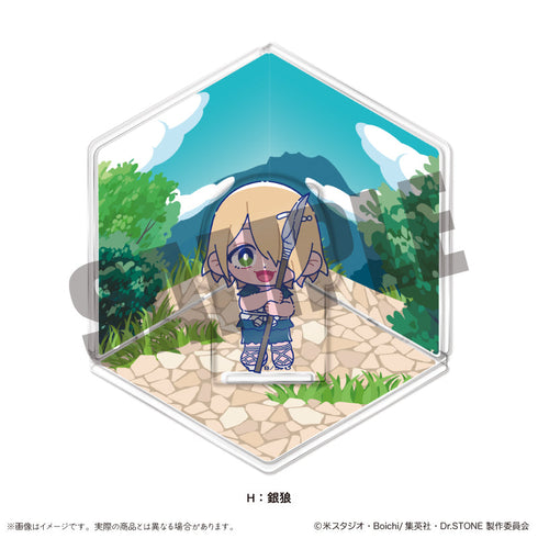 『Dr.STONE』アクリルジオラマ にゅーとろ H 銀狼