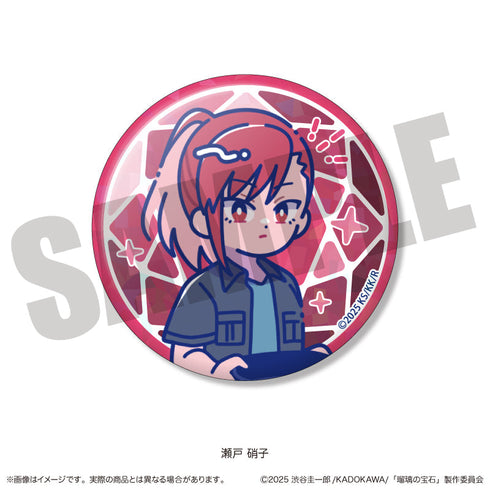 『瑠璃の宝石』にゅーとろ ホログラム缶バッジ【BOX】