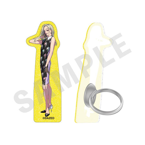 『超人的シェアハウスストーリーカリスマ』〜ふぃんこれ〜 キラキラアクリルリング(テラ)