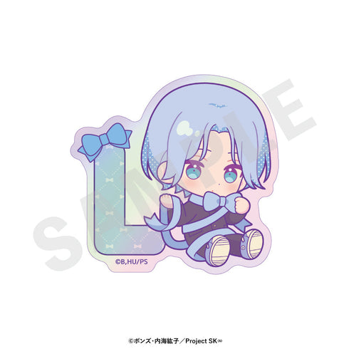 『SK∞ エスケーエイト』ミニキャラリボンシリーズ トレーディングオーロラステッカー(全8種)【BOX】