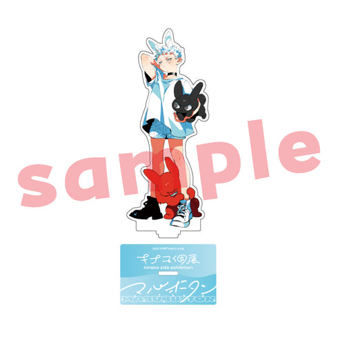 『キナコ個展』アクリルスタンド マルボタン E