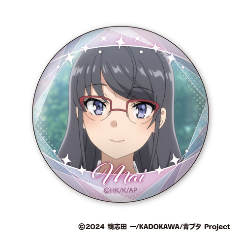 『青春ブタ野郎はサンタクロースの夢を見ない』麻衣 顔コレ缶バッジ【BOX】