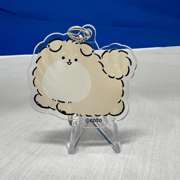 『ゆるほわポメラニアン』アクリルキーホルダー2