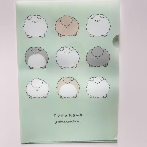 『ゆるほわポメラニアン』クリアファイル