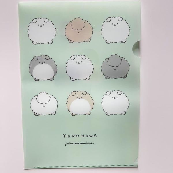 『ゆるほわポメラニアン』クリアファイル