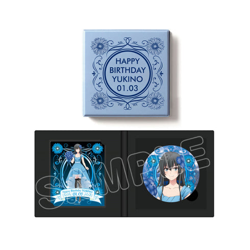 『やはり俺の青春ラブコメはまちがっている。完』アクリル&缶バッジセット/雪乃バースデー2024