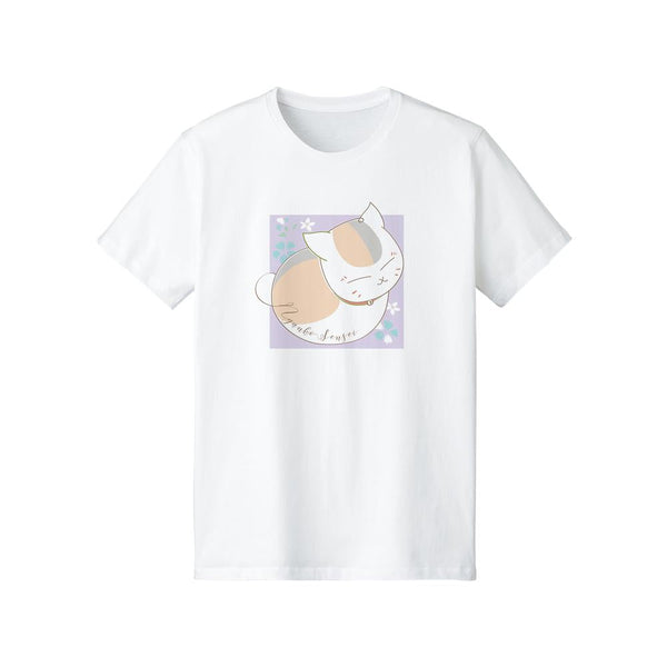 『夏目友人帳』ニャンコ先生 lette-graph Tシャツ 菫メンズ【202602再販】