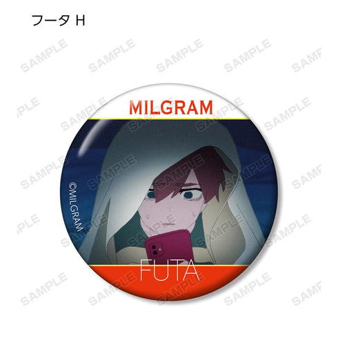 『MILGRAM -ミルグラム-』トレーディング MV 缶バッジ フータ 『事変上等』(単位/BOX)【202601再販】