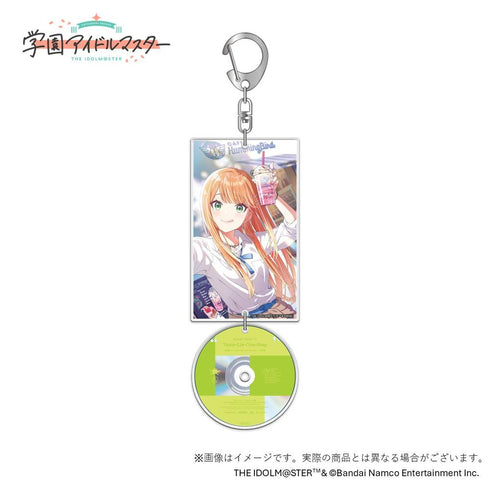 『学園アイドルマスター』初星学園レトロコレクション公式8cmCD風アクリルキーホルダー【紫雲清夏】