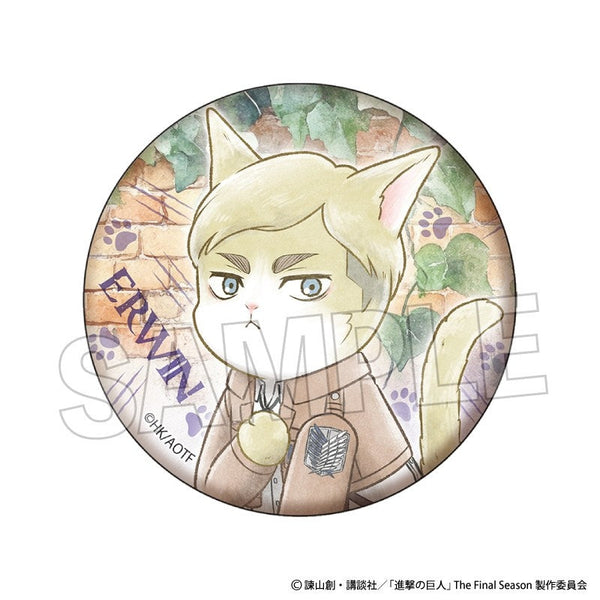 Attack on Titan Survey Corps Cat Pin Badge: Erwin