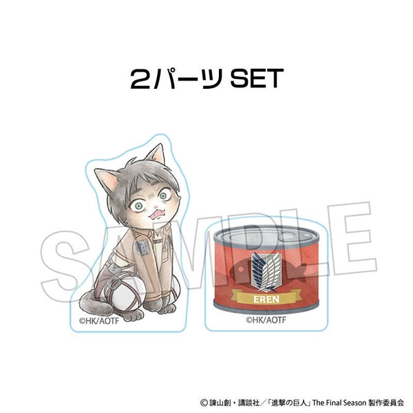 Attack on Titan Survey Corps Cat Stackable Blocks Mini Eren