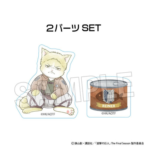 Attack on Titan Survey Corps Cat Stackable Blocks Mini Liner