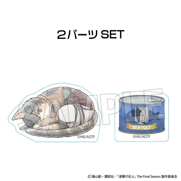 Attack on Titan Survey Corps Cat Stackable Blocks Mini Bertolt