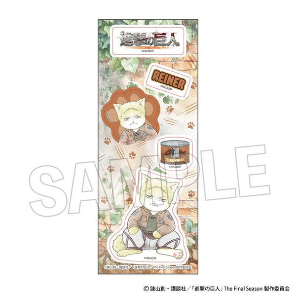 『進撃の巨人』調査兵にゃん ステッカー ライナー