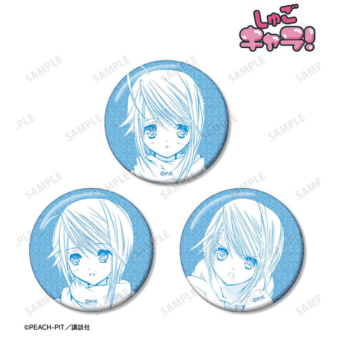 『しゅごキャラ!』辺里 唯世 原作コマグリッター缶バッジ3個セット【202601再販】
