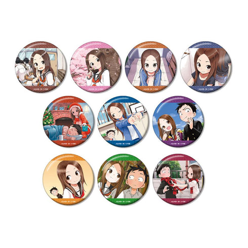 『からかい上手の高木さん』トレーディンググリッター缶バッジ(単位/BOX)