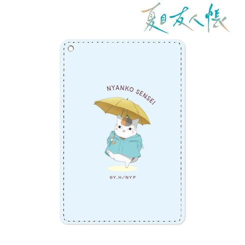『夏目友人帳』描き下ろし ニャンコ先生 雨の日ver. 1ポケットパスケース