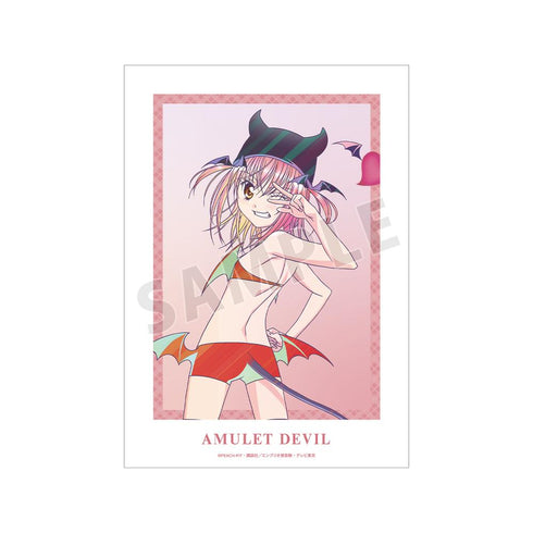 『しゅごキャラ!』アミュレットデビル Ani-Art clear label A3マット加工ポスター【202601再販】