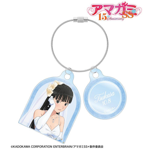 『アマガミSS+plus』描き下ろし 絢辻 詞 ウェディング水着ver. 2連ワイヤーアクリルキーホルダー【202602再販】