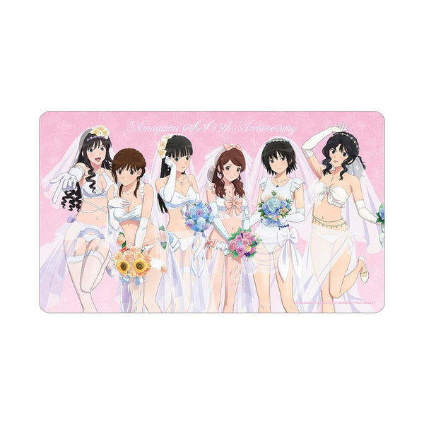 『アマガミSS+plus』描き下ろし 集合 ウェディング水着ver. マルチデスクマット【202602再販】