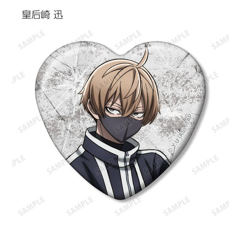 『桃源暗鬼』トレーディングハート型缶バッジ(単位/BOX)【202601再販】