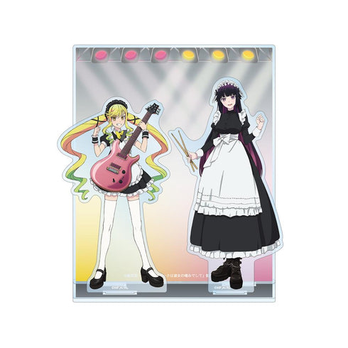 "Rock is a Lady's Pastime" Original Illustration Ririsa Suzunomiya & Otoha Kurogane Maid Version Acrylic Diorama