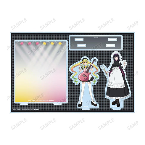 "Rock is a Lady's Pastime" Original Illustration Ririsa Suzunomiya & Otoha Kurogane Maid Version Acrylic Diorama