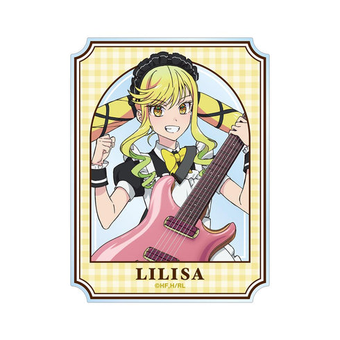 "Rock is a Lady's Pastime" Original Illustration: Suzunomiya Ririsa Maid Ver. Acrylic Card