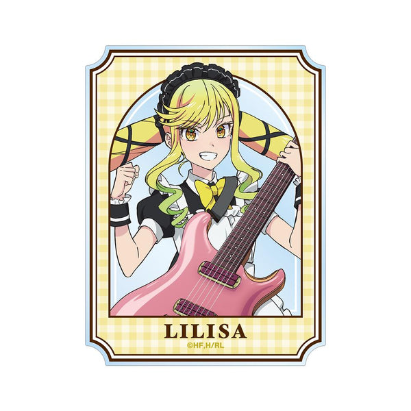 "Rock is a Lady's Pastime" Original Illustration: Suzunomiya Ririsa Maid Ver. Acrylic Card