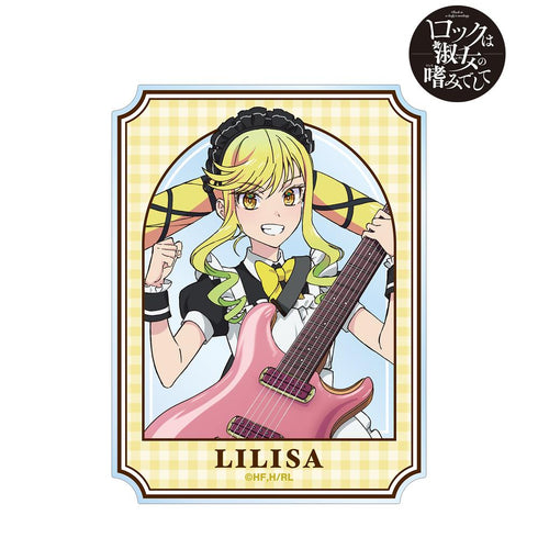 "Rock is a Lady's Pastime" Original Illustration: Suzunomiya Ririsa Maid Ver. Acrylic Card