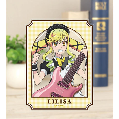 "Rock is a Lady's Pastime" Original Illustration: Suzunomiya Ririsa Maid Ver. Acrylic Card