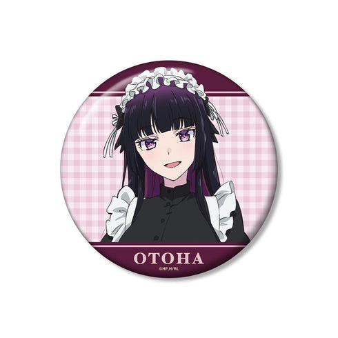 『ロックは淑女の嗜みでして』描き下ろし 黒鉄音羽 メイドver. 100mm缶バッジ