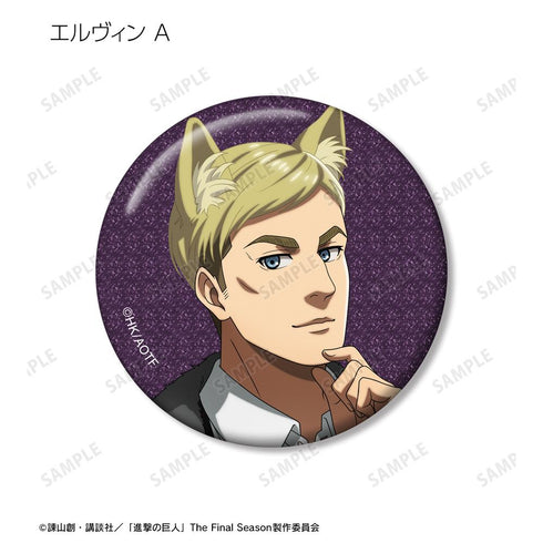 Attack on Titan Original Illustration Werewolf Ver. Trading Glitter Pin Badge (Unit/BOX)