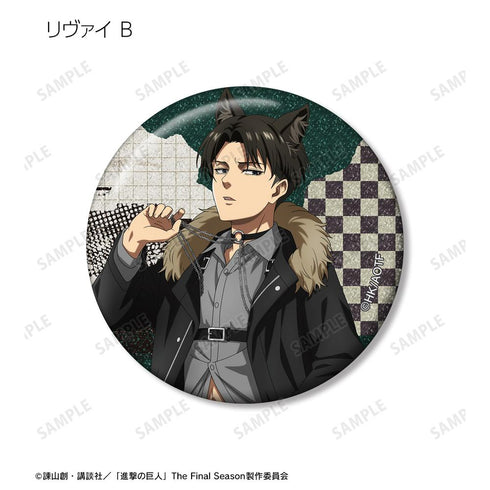 Attack on Titan Original Illustration Werewolf Ver. Trading Glitter Pin Badge (Unit/BOX)