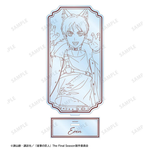 『進撃の巨人』描き下ろし エレン 狼男・線画ver. BIGアクリルスタンド