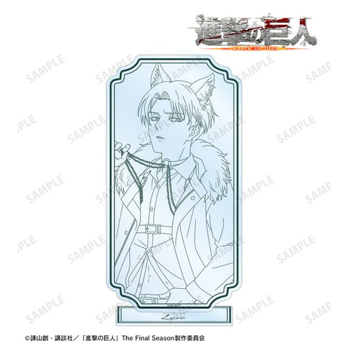 『進撃の巨人』描き下ろし リヴァイ 狼男・線画ver. BIGアクリルスタンド