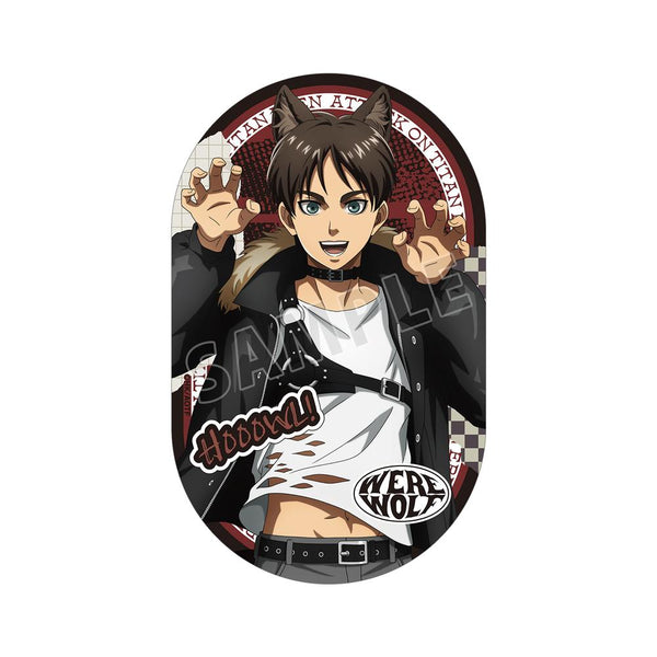 『進撃の巨人』描き下ろし エレン 狼男ver. ダイカットステッカー