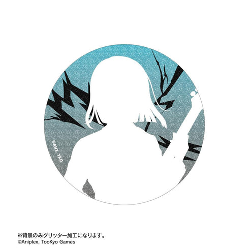 『HUNDRED LINE -最終防衛学園-』描き下ろし 九十九今馬 ロックバンドver. 75mmグリッター缶バッジ【202602再販】