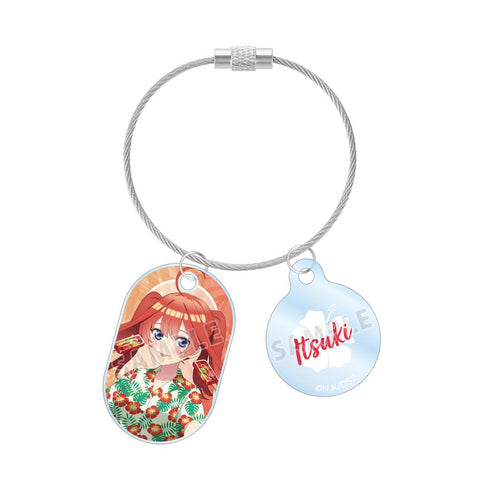 『The Quintessential Quintuplets*』 Original Illustration: Satsuki Nakano Aloha Shirt Ver. Double-Wire Acrylic Keyring