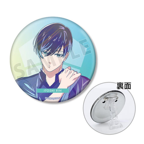 『ブルーロック』描き下ろし 糸師 凛 試合前の準備中ver. Ani-Art clear label 3WAY缶バッジ【202601再販】