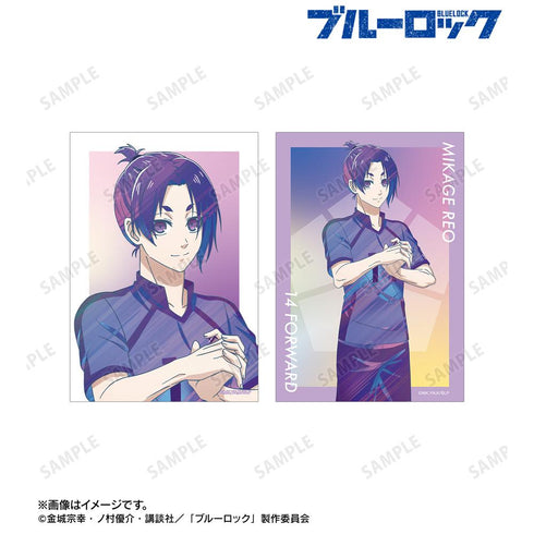 『ブルーロック』描き下ろし 御影 玲王 試合前の準備中ver. Ani-Art clear label ブロマイド2枚セット【202601再販】