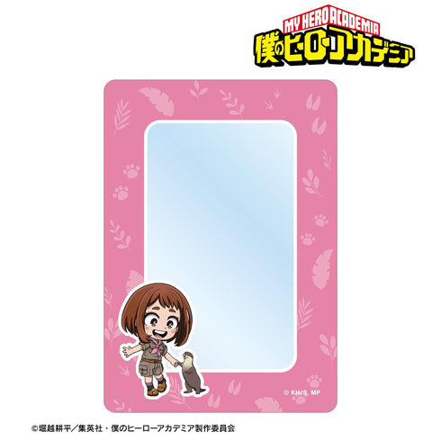 『僕のヒーローアカデミア』麗日お茶子 ちびキャラ 動物とのふれあいver. B8硬質カードケース