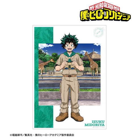 『僕のヒーローアカデミア』描き下ろし 緑谷出久 サファリルックver. A3マット加工ポスター
