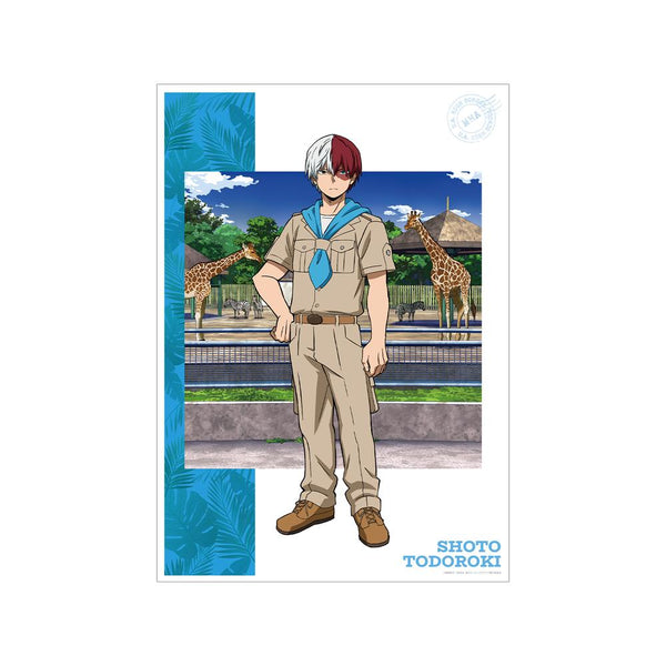 『僕のヒーローアカデミア』描き下ろし 轟焦凍 サファリルックver. A3マット加工ポスター