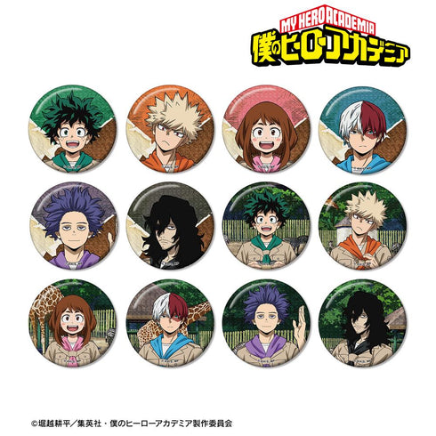 『僕のヒーローアカデミア』描き下ろし サファリルックver. トレーディンググリッター缶バッジ(単位/BOX)