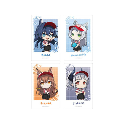 『アークナイツ【焔燼曙明/RISE FROM EMBER】』ちびキャラ アクティビティスタッフver. イラストカード4枚セット ver.B